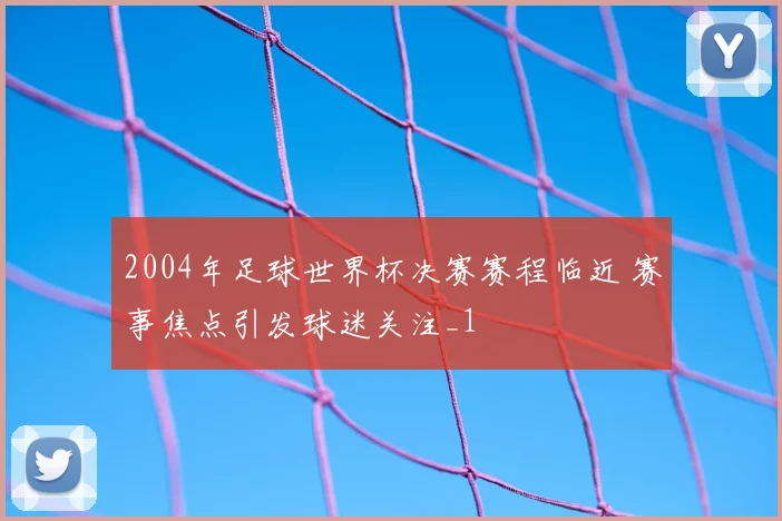 2004年足球世界杯决赛赛程临近 赛事焦点引发球迷关注_1