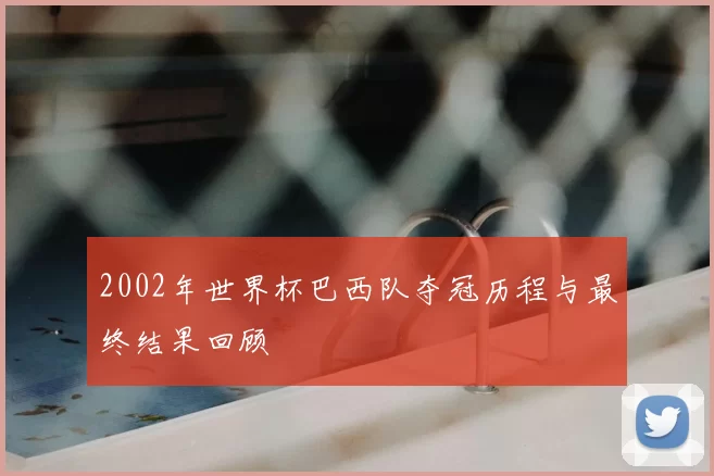 2002年世界杯巴西队夺冠历程与最终结果回顾