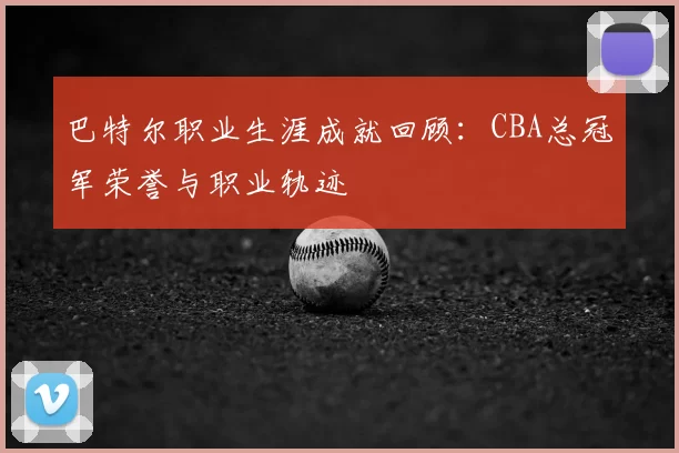 巴特尔职业生涯成就回顾:CBA总冠军荣誉与职业轨迹