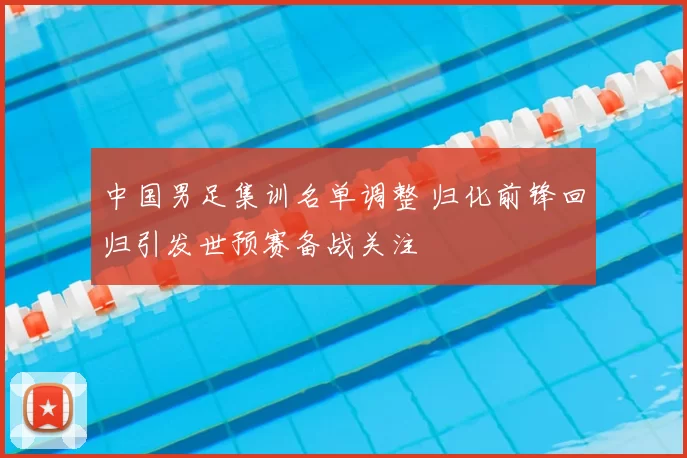 中国男足集训名单调整 归化前锋回归引发世预赛备战关注